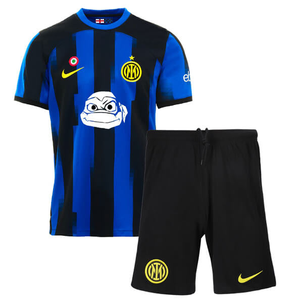 Jersey and Short Pants for Kids Inter Home 23/24 - Ninja Turtle