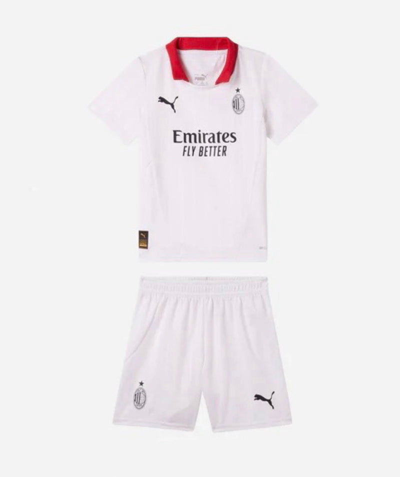 Trui en korte broek voor kinderen AC MILAN Uit 24/25