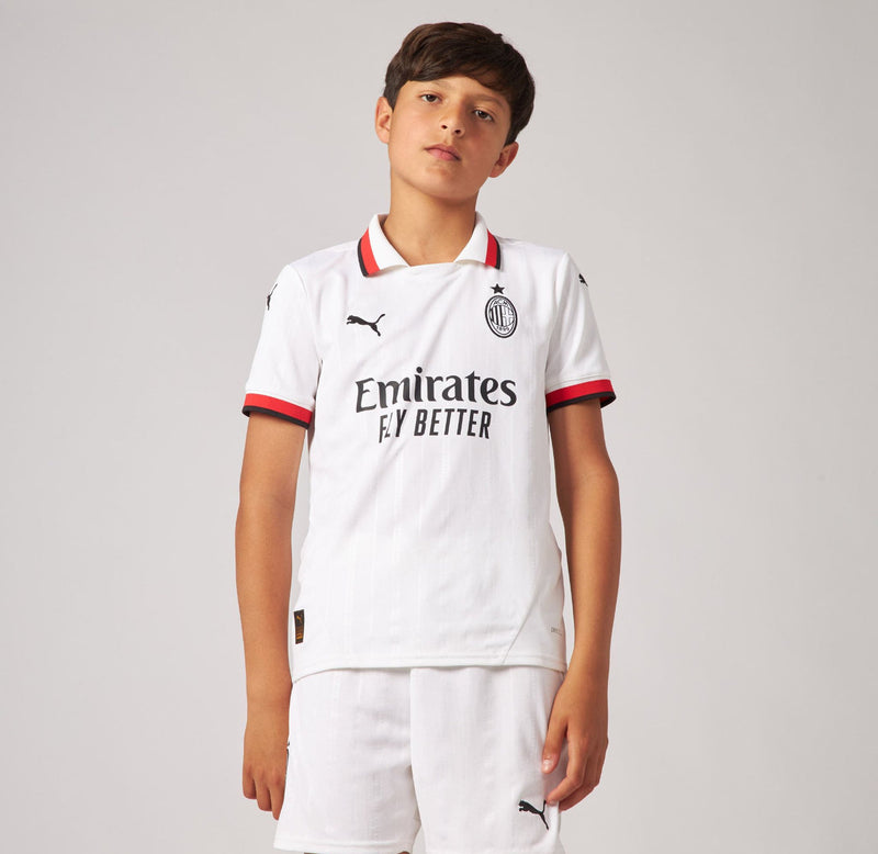 Trui en korte broek voor kinderen AC MILAN Uit 24/25