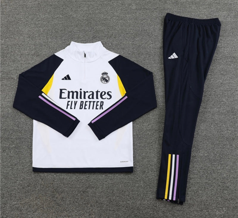 Track-suit Real Madrid Kids 23/24 – White