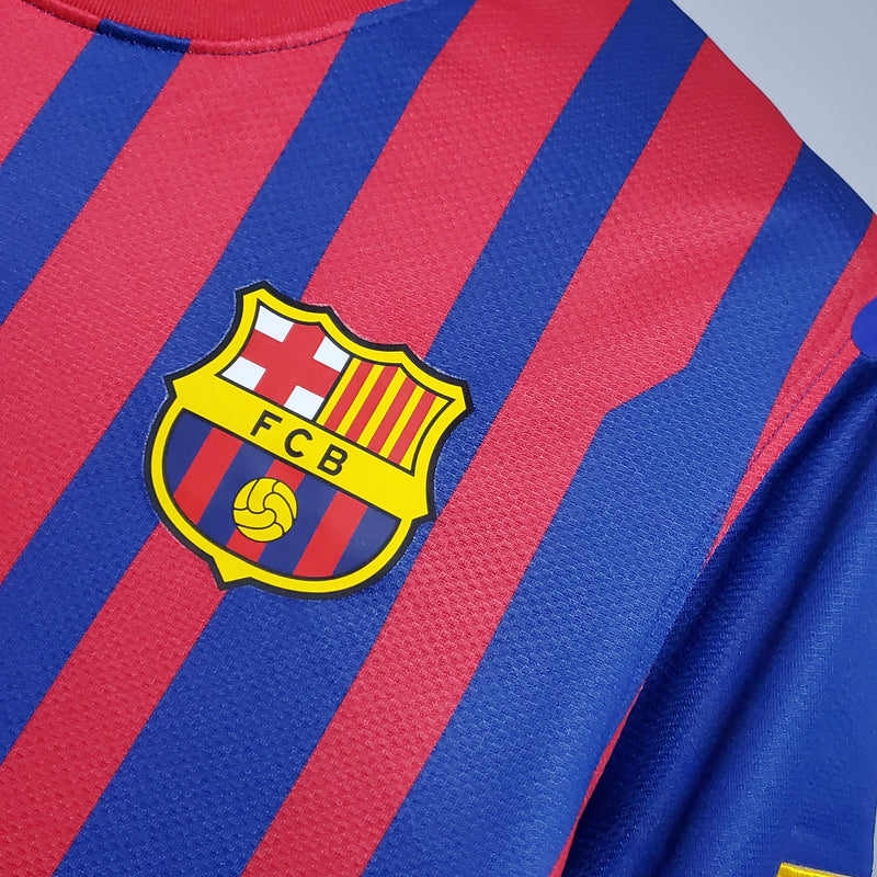 Jersey FC Barcelona Retro 11/12 - Whit Patch