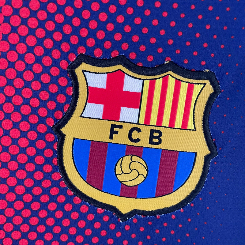 Jersey FC Barcelona Retro Lange Mouw 12/13