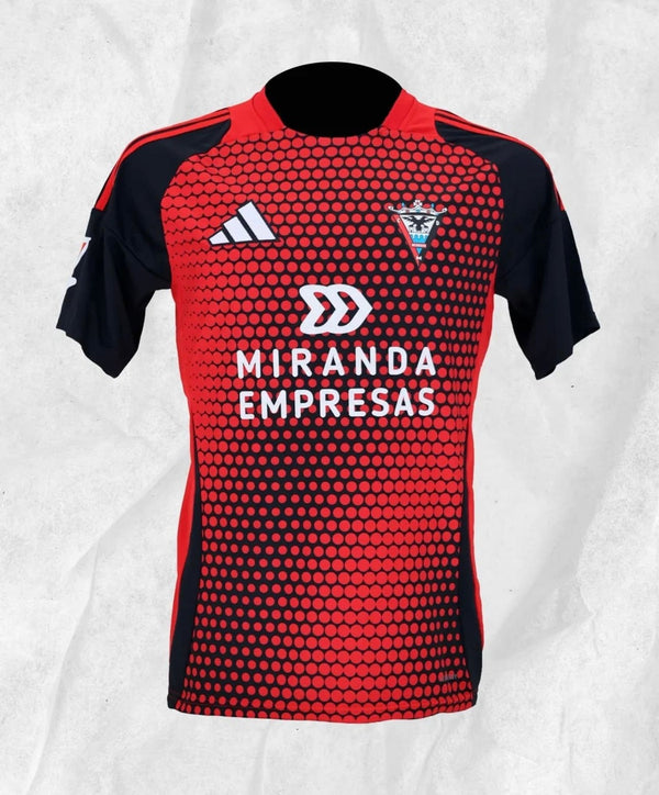 Jersey Club Deportivo Mirandés Thuis 24/25 - Van Patch LaLiga