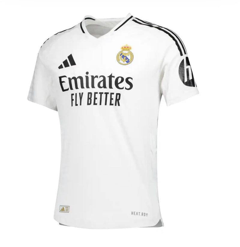 Jersey Real Madrid Man First Kit White 24/25 Player Version - Whit Patch UCL