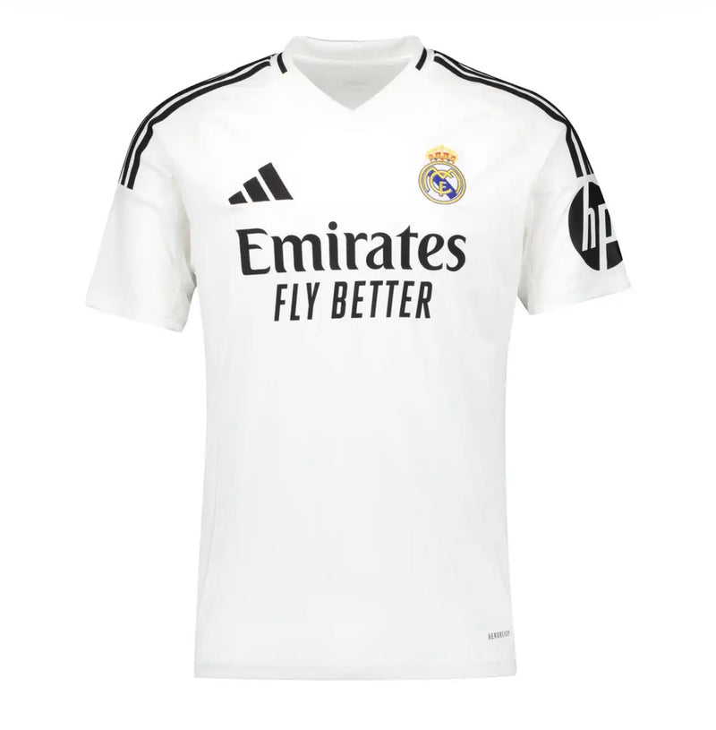 Shirt Real Madrid Man Eerste Kit Wit 24/25 - Whit Patch UCL