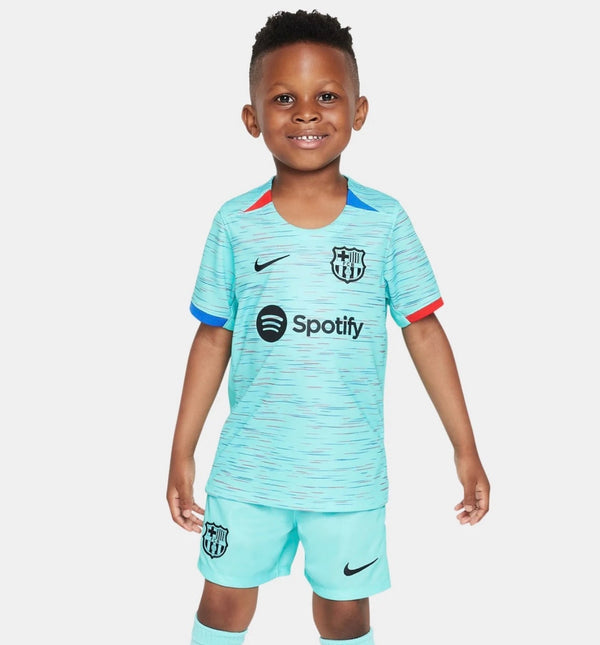 Jersey and Shorts for Kids FC Barcelona Third 23/24