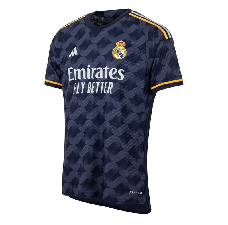 Jersey Real Madrid Man Tweede Kit Blauw Marino 23/24 Speler Versie