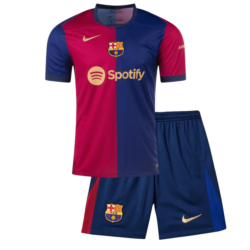 Shirt en shorts voor kinderen FC Barcelona thuis 24/25