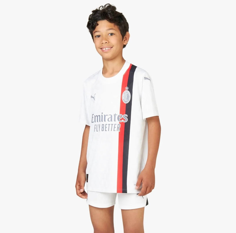 Trui en korte broek voor kinderen AC MILAN Uit 23/24