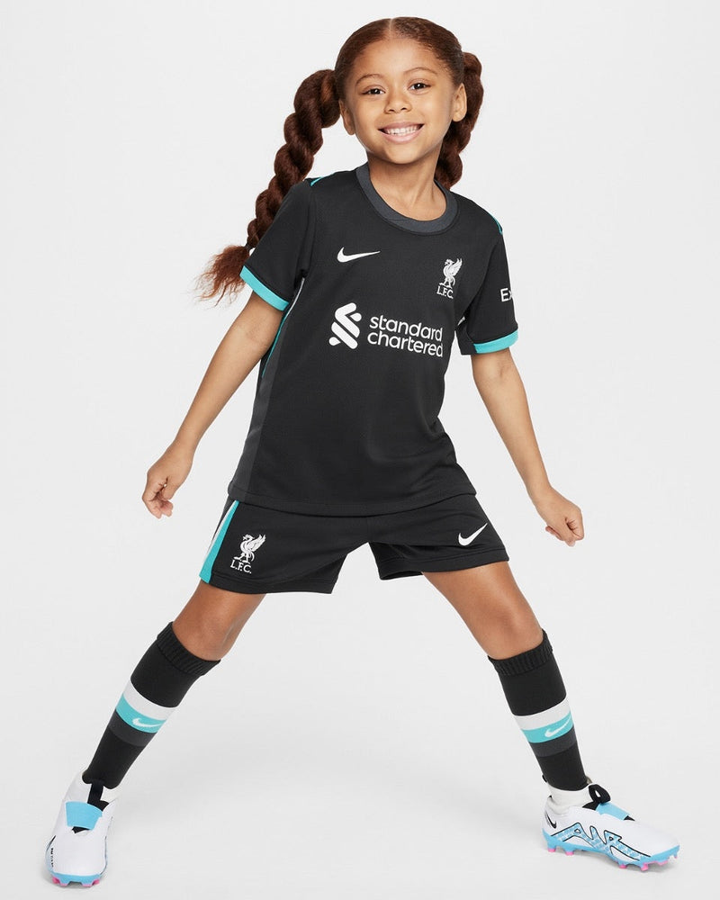 Kids Jersey and Shorts Liverpool Away 24/25 - With stockings