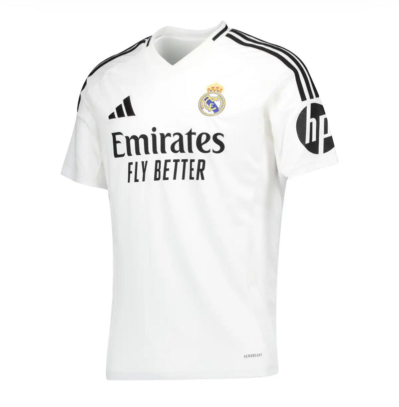 Shirt Real Madrid Man Eerste Kit Wit 24/25 - Whit Patch UCL