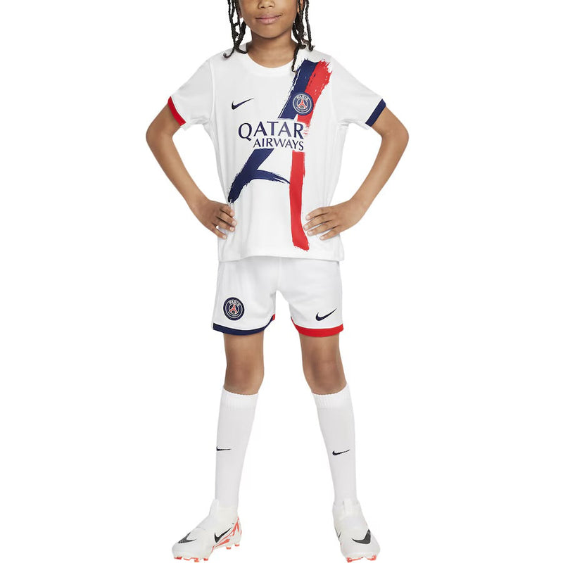 Shirt en shorts voor kinderen PSG Uit 24/25 - Met panty