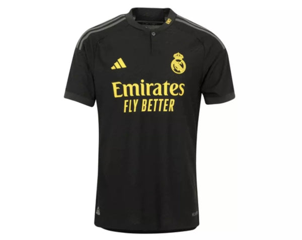 Jersey Real Madrid Man Derde Kit Zwart 23/24 Speler Versie