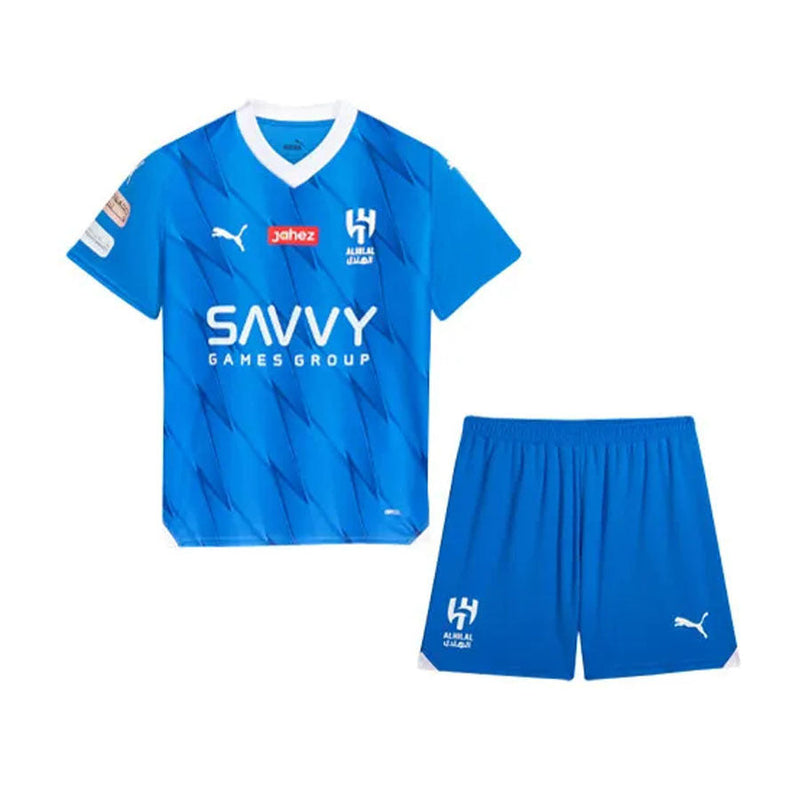 Kids Jersey and Shorts Al-Hilal Home 23/24