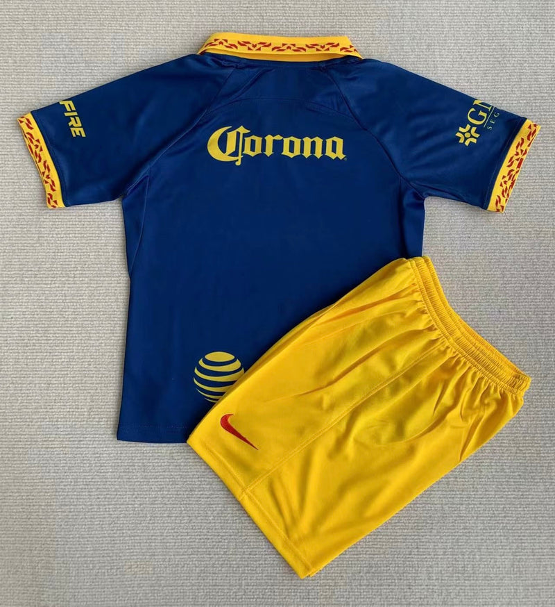 Kindershirt en shorts Club América Uit 23/24