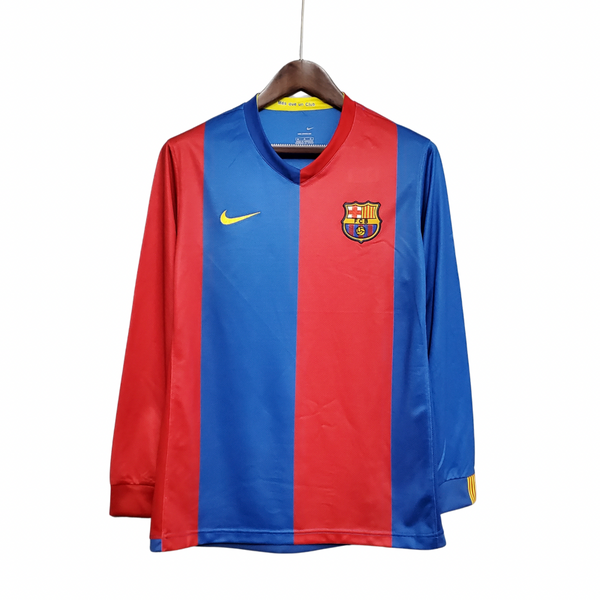 Shirt FC Barcelona Retro Lange Mouw 06/07