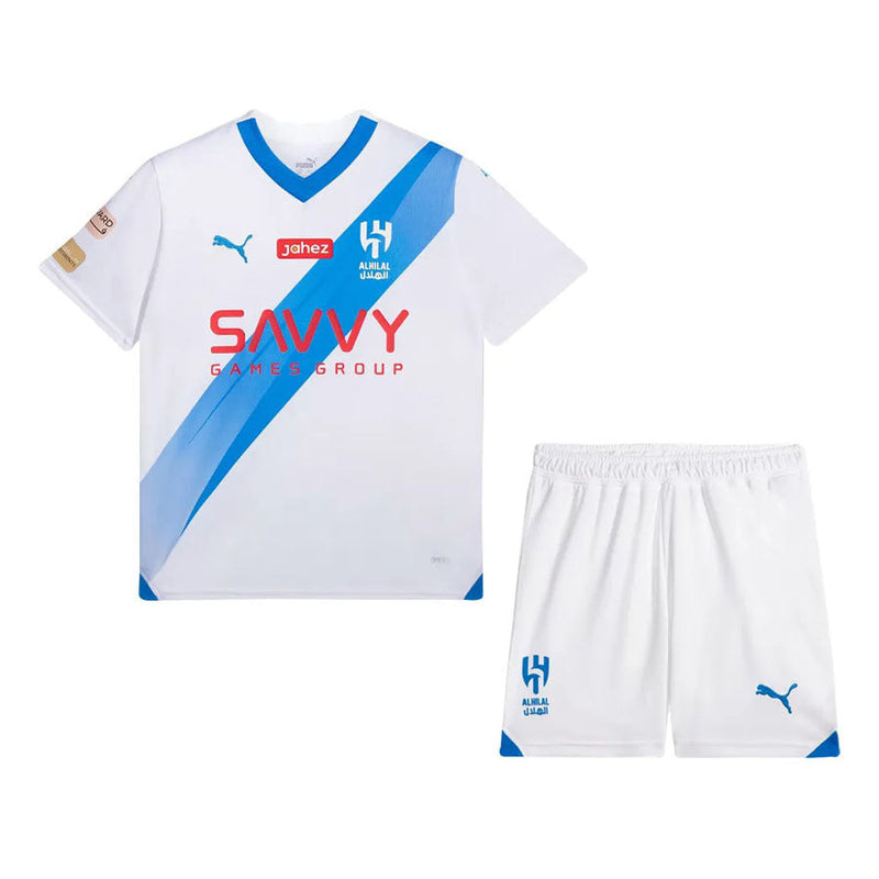 Kids Jersey and Shorts Al-Hilal Away 23/24