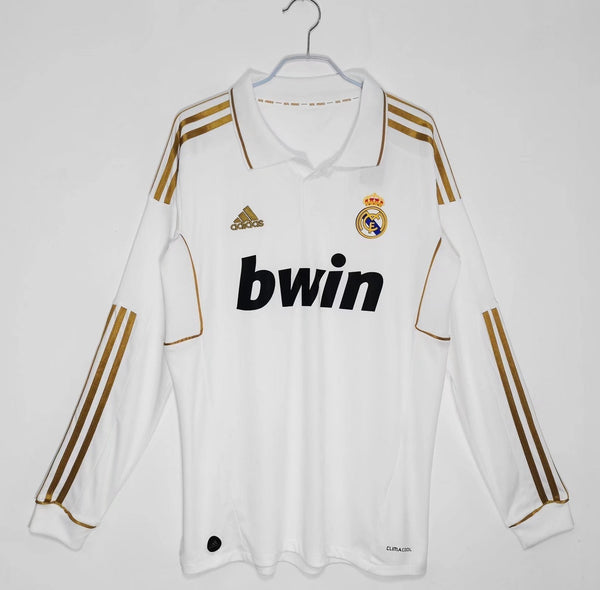 Jersey Real Madrid Retro Lange Mouw 11/12