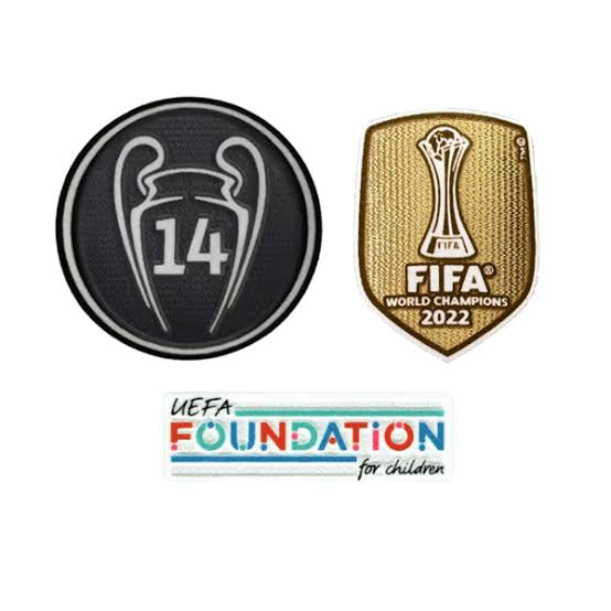 REAL MADRID CHAMPIONS LEAGUE PATCHSET 22/23