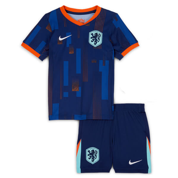 Kindershirt en shorts Nederland Uit 24/25