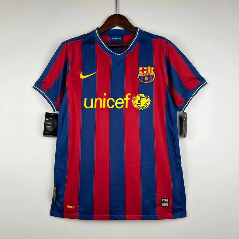 Jersey FC Barcelona Retro 09/10 - Whit Patch