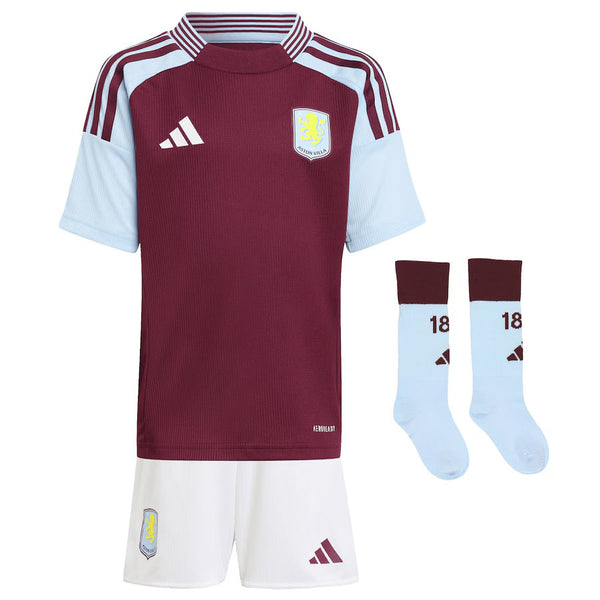 Aston Villa Kids Jersey and Shorts 24/25 - With Tights