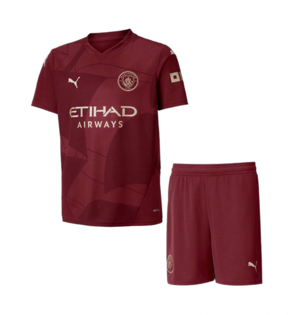 Manchester City Third Kids Jersey and Shorts 24/25