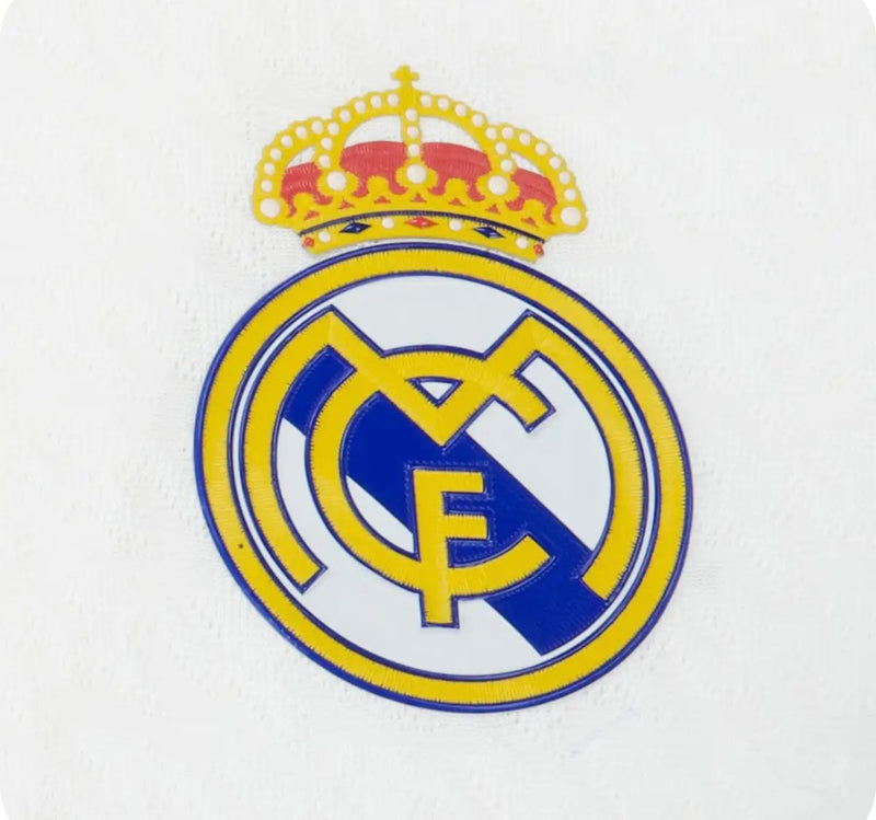 Jersey Real Madrid Man First Kit White 24/25 Player Version - Whit Patch UCL