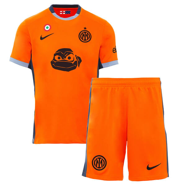 Jersey and Short Pants for Kids Inter Third 23/24 - Ninja Turtle