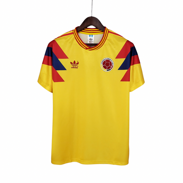 Jersey Thuisbasis van de Selectie Colombia Retro 1990