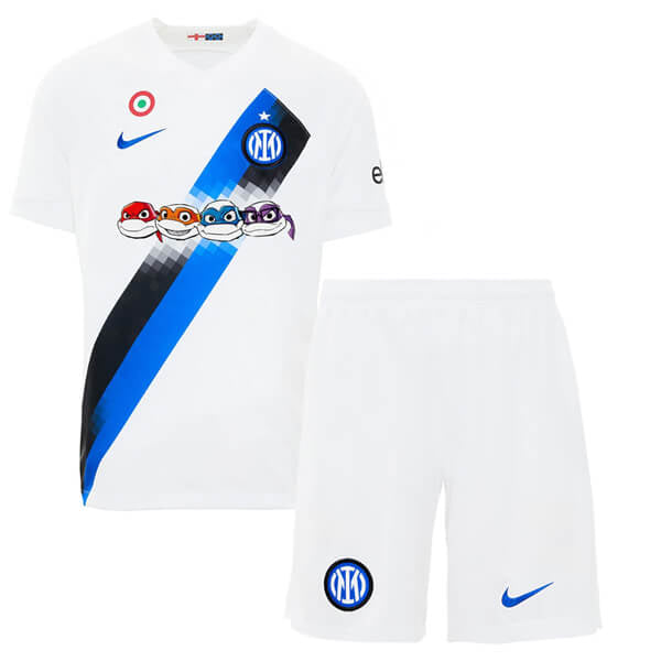 Trui en korte broek voor kinderen Inter Away 23/24 - Ninja Turtle