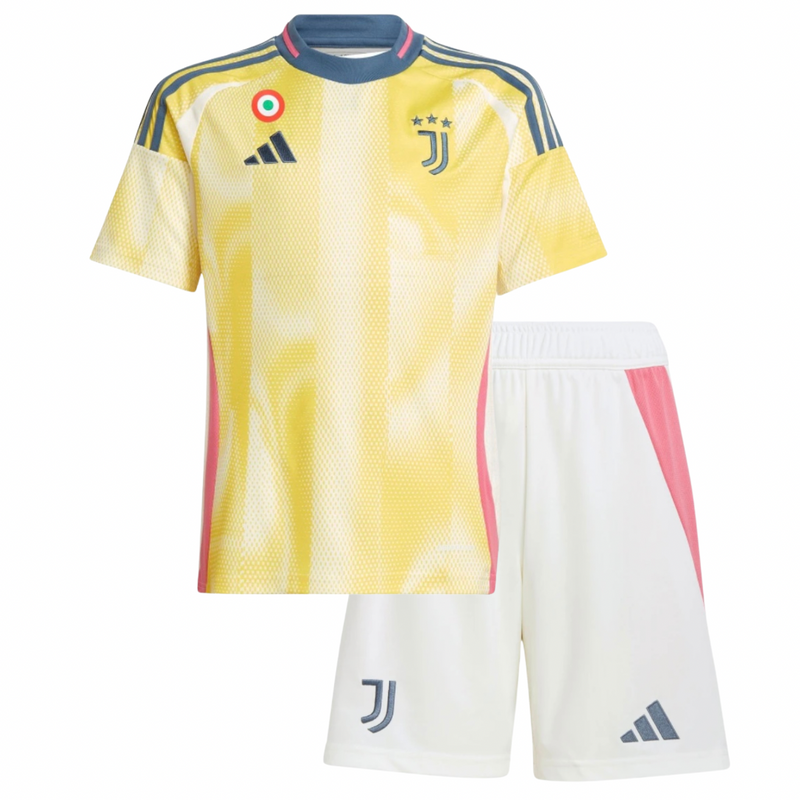 Juventus Uit 24/25 Kindershirt en Shorts