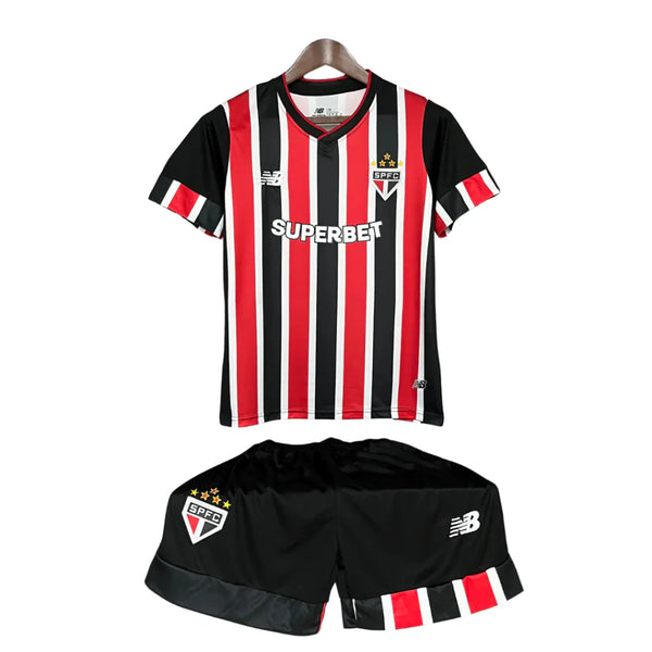 Jersey and Short Pants Kids Sao Paulo Away 24/25