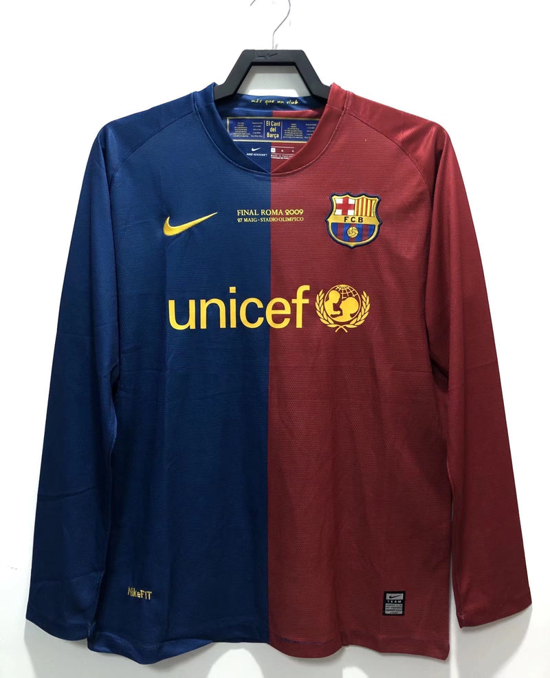 Jersey FC Barcelona Retro Lange Mouw 08/09