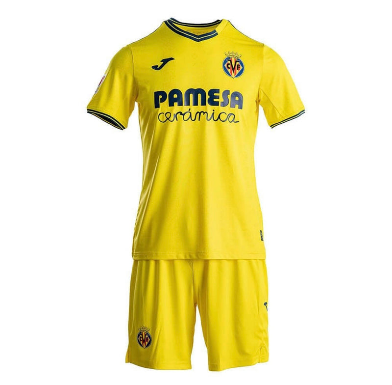 Jersey en korte broek voor kinderen Villarreal Home 24/25