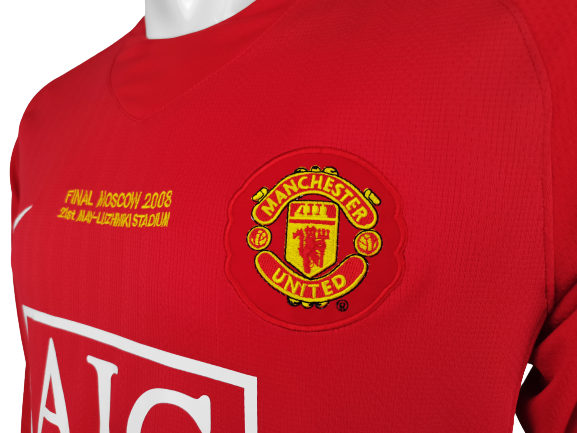 Jersey retro Manchester United Home lange mouw 2007/2008