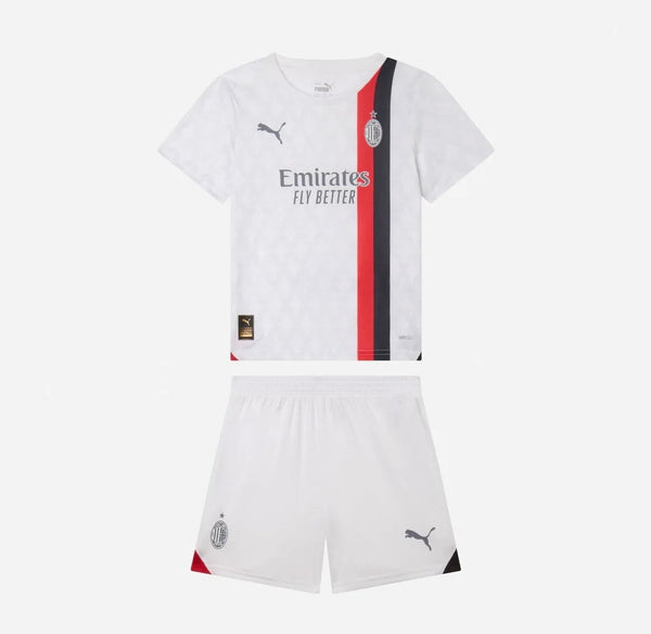 Trui en korte broek voor kinderen AC MILAN Uit 23/24