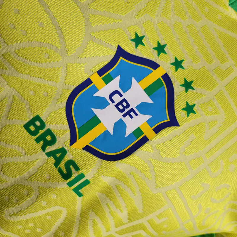 Jersey Brazilië Thuisspeler Versie - 24/25