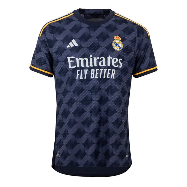 Jersey Real Madrid Man Tweede Kit Blauw Marino 23/24 Speler Versie