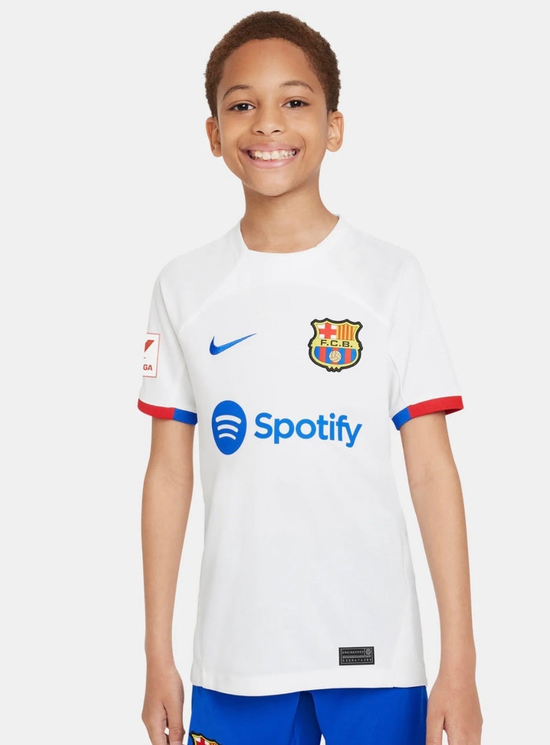 Jersey and Shorts for Kids FC Barcelona Away 23/24 – With LaLiga Patch