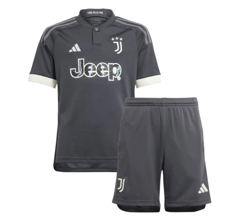 Juventus Derde Kids Shirt en Shorts 23/24