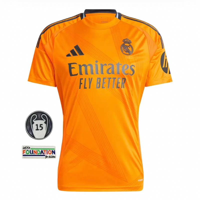 Jersey Real Madrid Man Away 24/25 - Whit Patch UCL