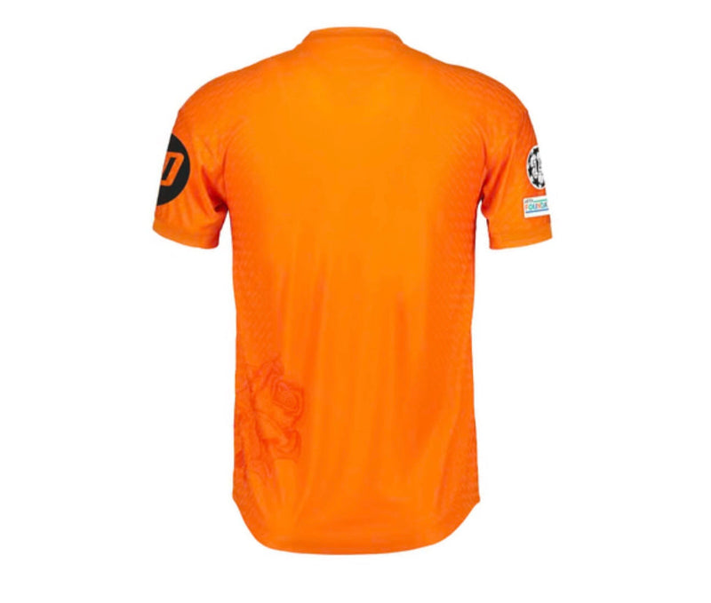 Jersey Real Madrid Keeper Vierde 23/24 Y-3 Oranje - Met Patch UCL