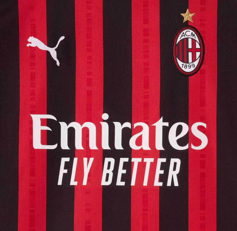 Jersey en korte broek voor kinderen AC MILAN Home 24/25