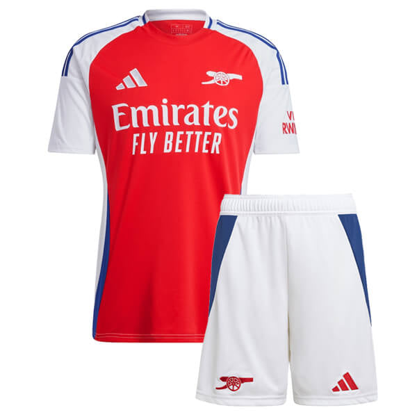 Arsenal Home 24/25 Kids Jersey and Shorts