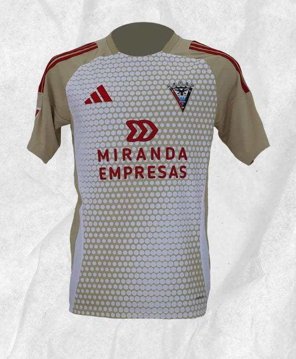 Jersey Club Deportivo Mirandés Uit 24/25 - Van Patch LaLiga