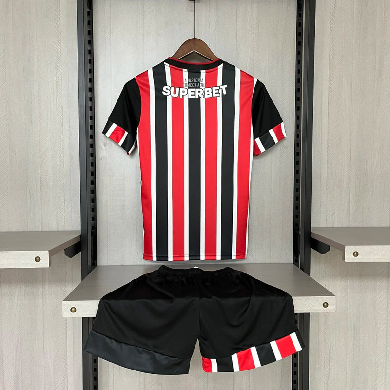 Jersey and Short Pants Kids Sao Paulo Away 24/25