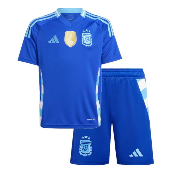 Jersey and Shorts For Kids Argentina - 24/25 - WITH WORLD CUP CHAMPION PATCH