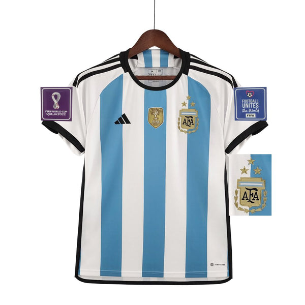 Argentina Home Jersey 22/23 - World Cup Patch