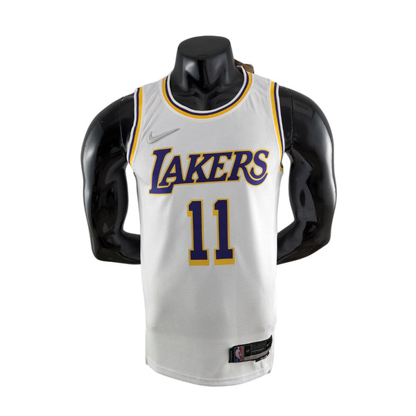 75th Anniversary IRVING #11 Los Angeles Lakers White NBA Jersey